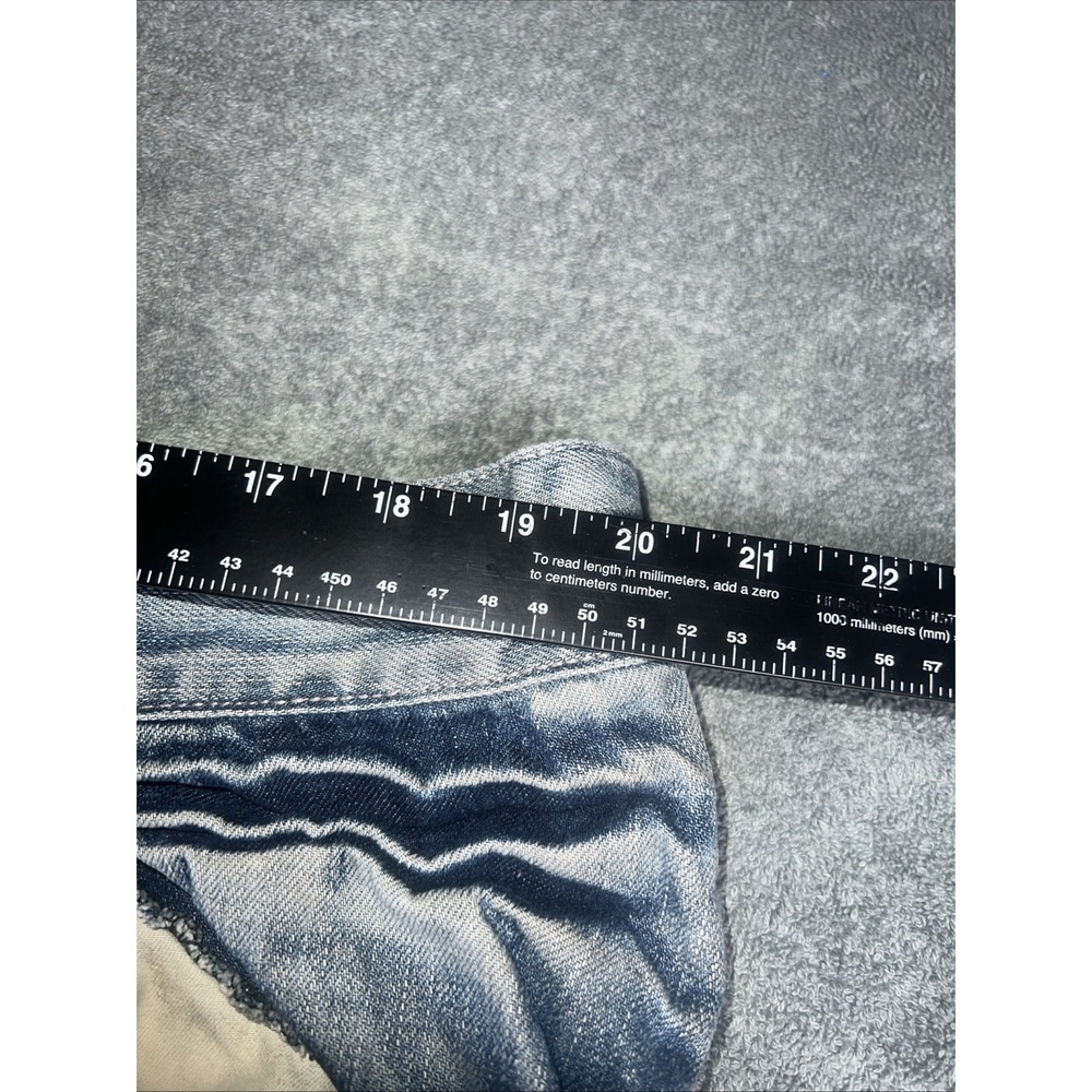 Vintage Y2K Rocawear Jeans Baggy Hip Hop‎ Blue Embroidered Dark Wash Men 40X36 - Picture 5 of 11
